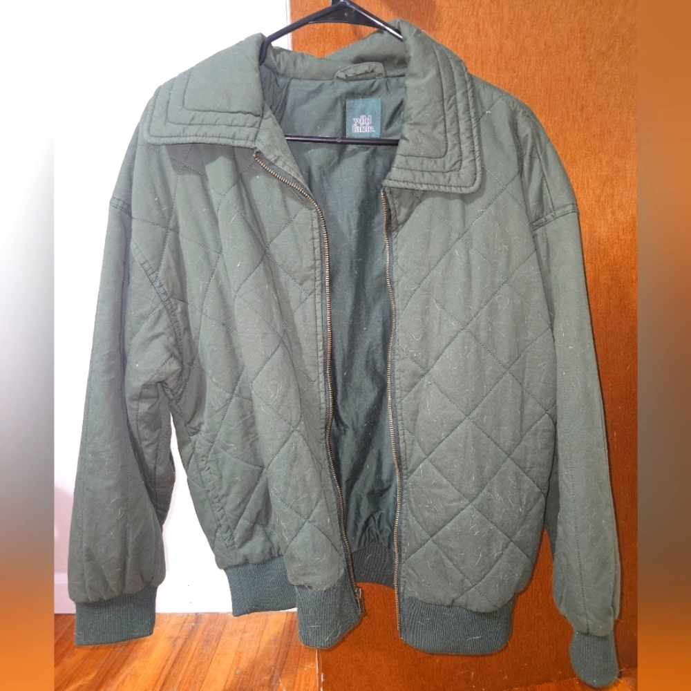 Wild Fable Green Utility Jacket with Quilted Design Size S